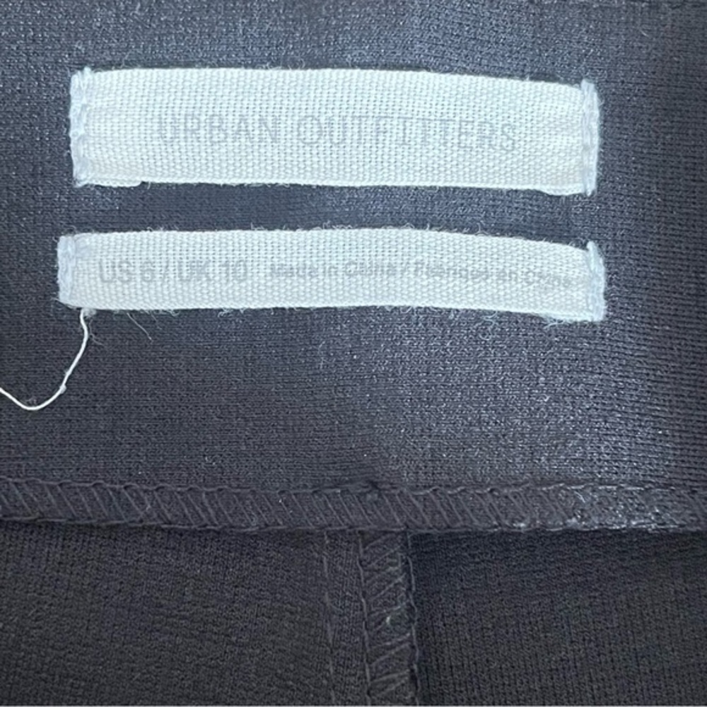 Urban Outfitters Black &‎ Yellow Cheer Skort Size 6 Mini Skirt Side Zip School - Picture 3 of 9
